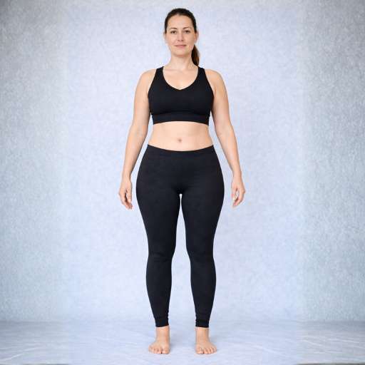 Exemplo de foto evolutiva de frente